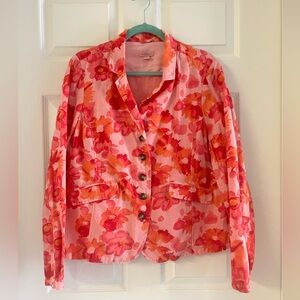 Sundance Catalog. Sundance Sunrise Bloom Blazer. Floral. EUC! Size Petite XL.